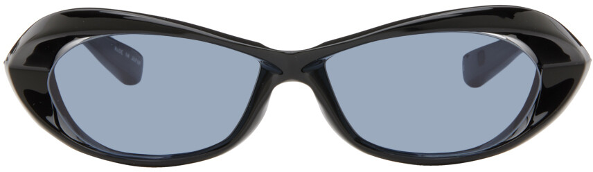 

Эксклюзивные черные солнцезащитные очки SSENSE FA-241 FACTORY900, черный/синий
