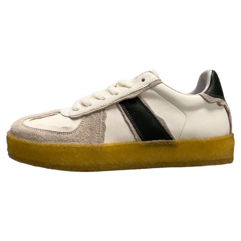 

Износостойкие низкие мужские кроссовки цвета экрю GEWEILUO, Ecru