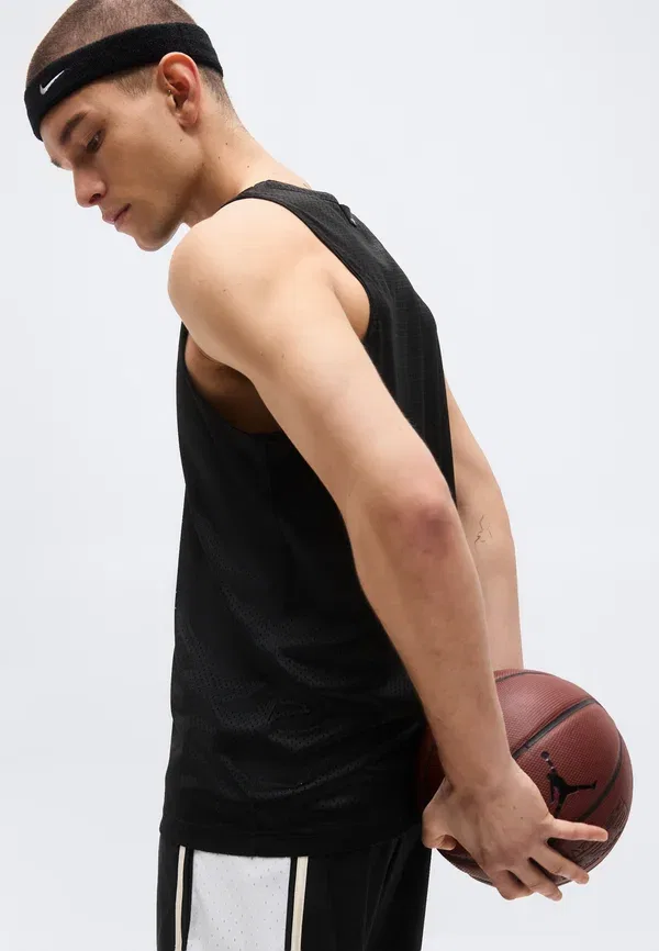 Топ тренировочный Nike Performance, black/pale ivory, черный/бледно-слоновая кость — фото 4