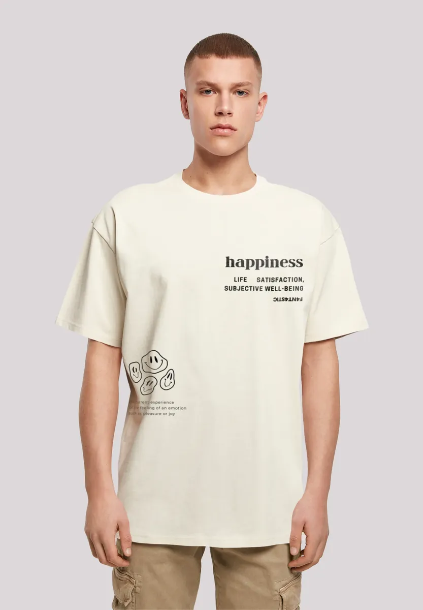 

F4NT4STIC Футболка "happiness OVERSIZE TEE", принт, цвет Sand