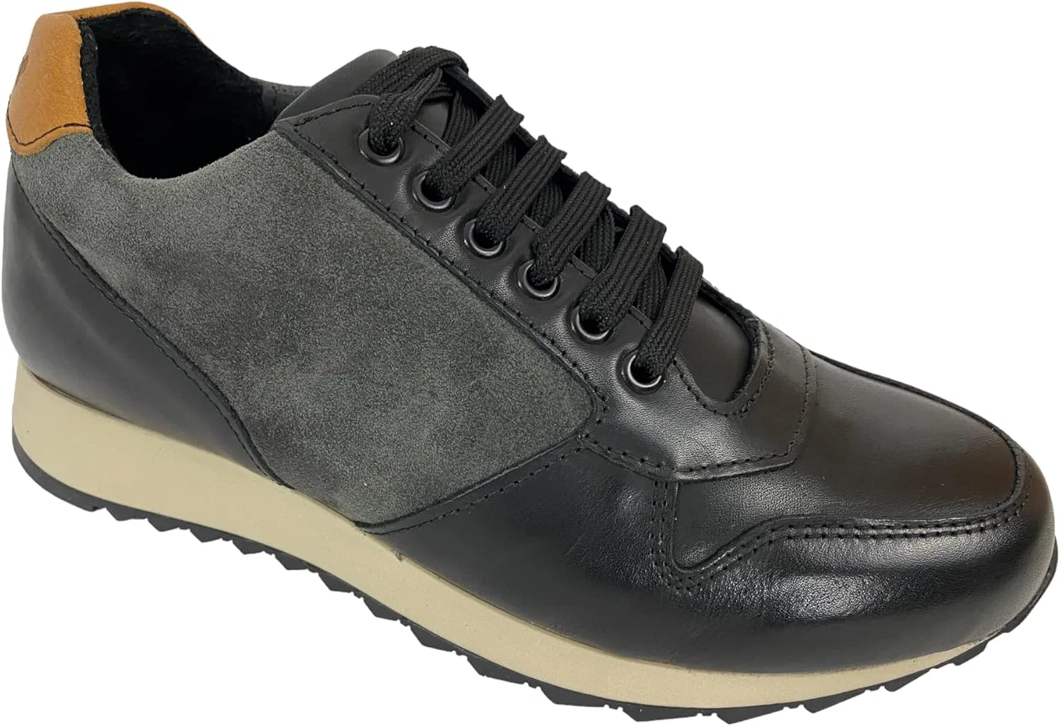 Кроссовки Hornet Botticelli 081 Freizeitschuhe Herren Grau Original AI 2023 HORNET BY BOTTICELLI, Schwarz