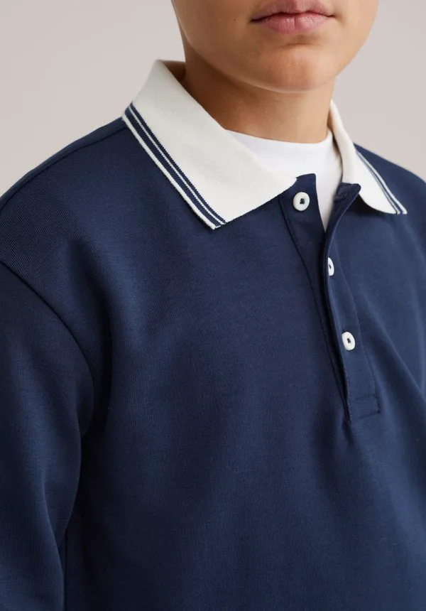 Рубашка поло We Fashion, Dark Blue — фото 4
