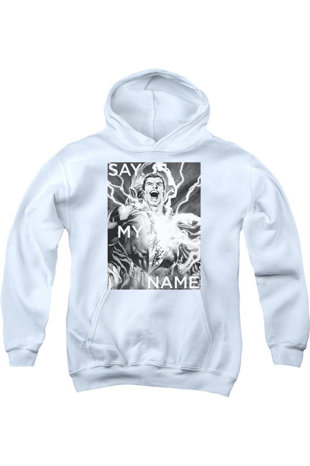 

Толстовка с капюшоном Justice League of America "Say My Name" для молодежи Gildan, белый