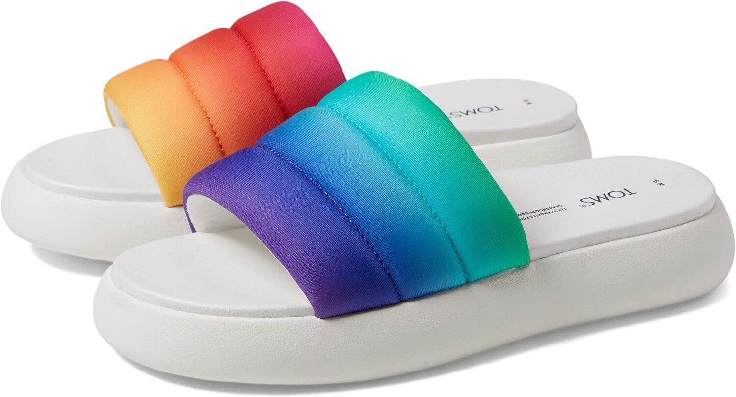 

Сандалии TOMS Alpargata Mallow Slide, цвет Rainbow
