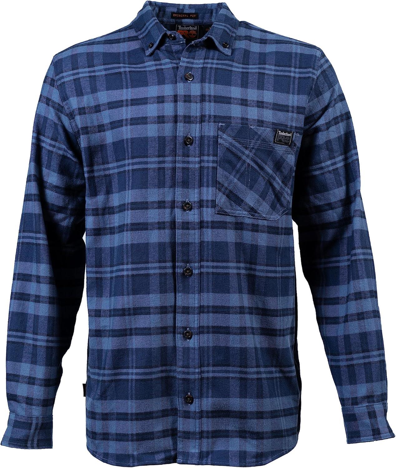 

Timberland PRO мужская фланелевая рубашка Midweight Woodfort A6D4T, Vintage Indigo Yd