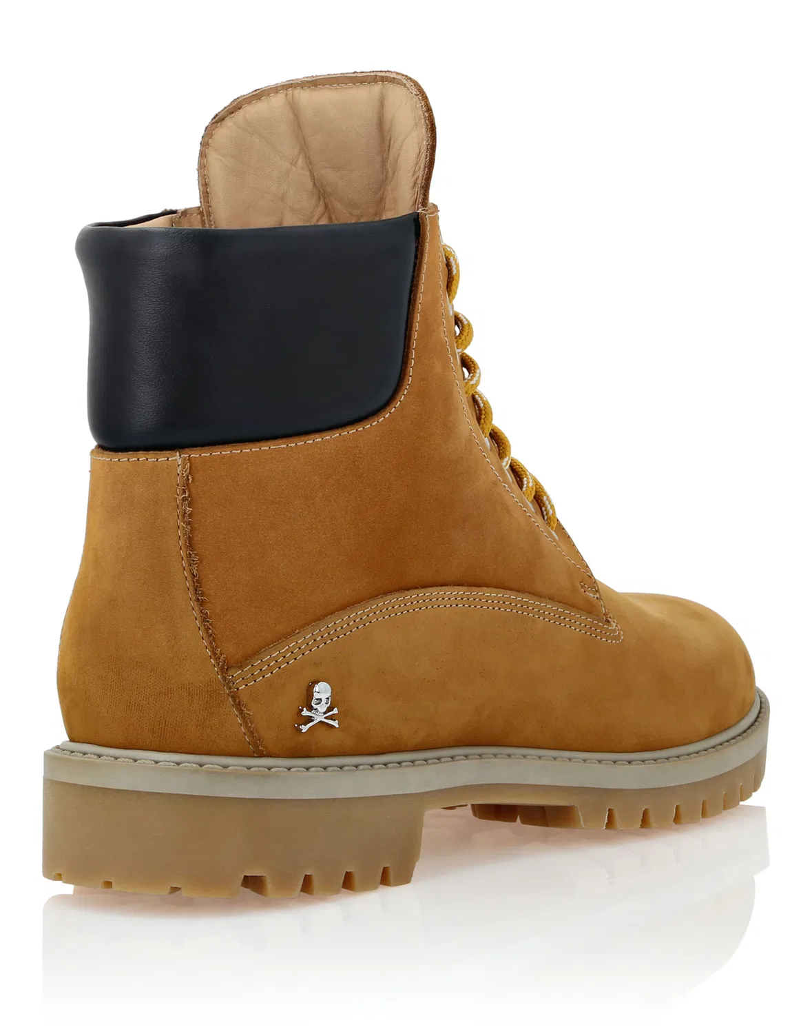 Ботинки на шнуровке Philipp Plein, Beige — фото 2