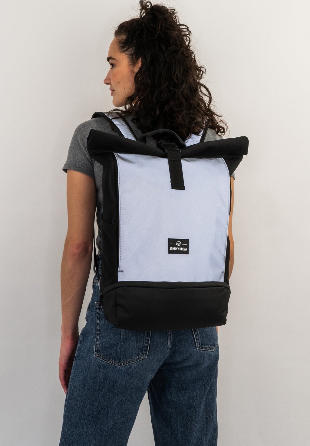 

Рюкзак ALLEN MEDIUM REFLECTIVE ROLL Johnny Urban, цвет schwarz reflektierend