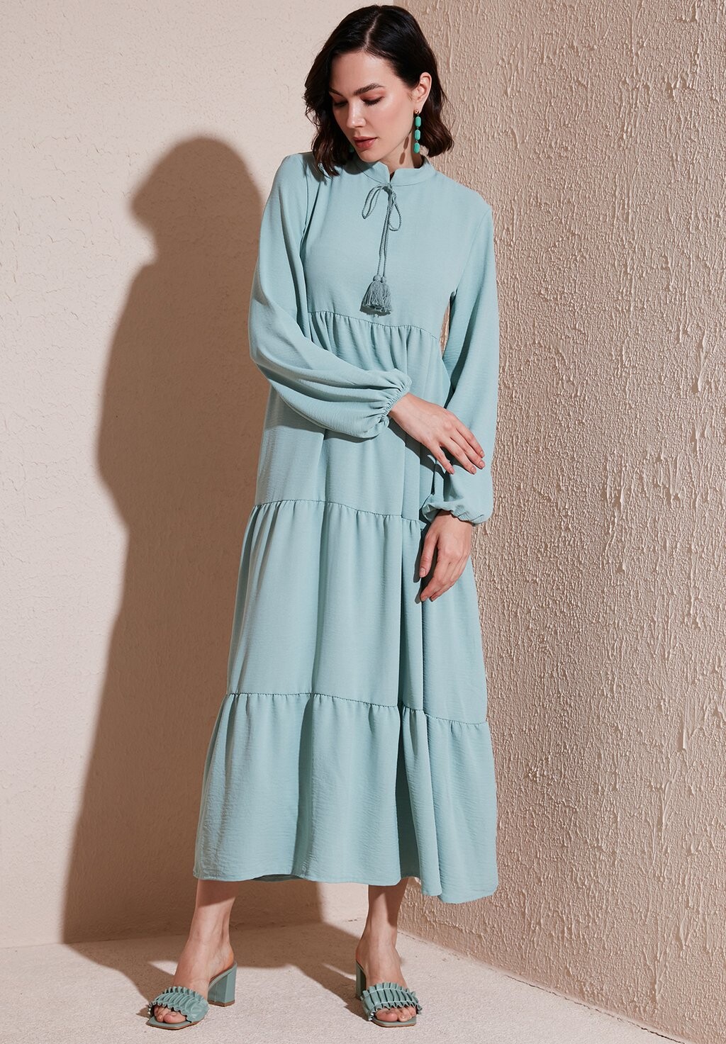 

Длинное платье REGULAR FIT LELA, мята
