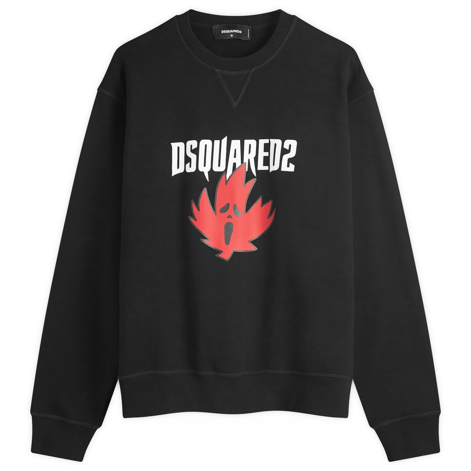 

Свитер Dsquared2 Horror Maple Leaf Sweatshirt, черный