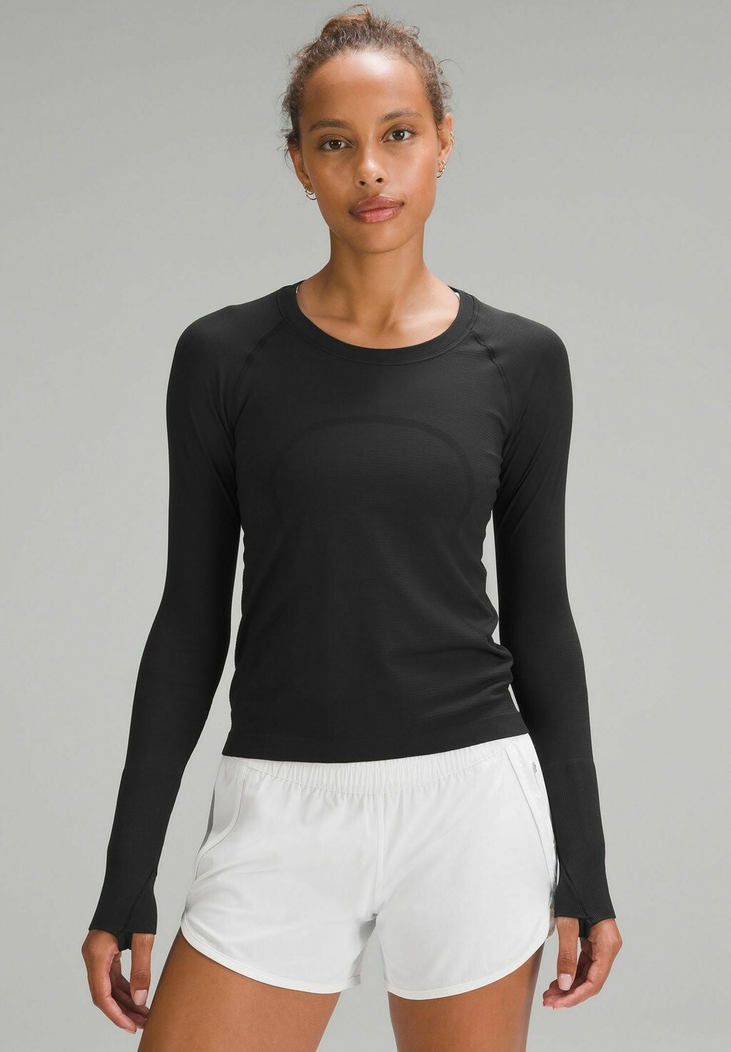 Футболка с длинным рукавом Swiftly Tech Long-Sleeve 2.0 Race Length lululemon, цвет black black