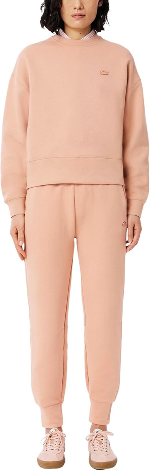 

Женские хлопковые спортивные штаны Lacoste, Latte