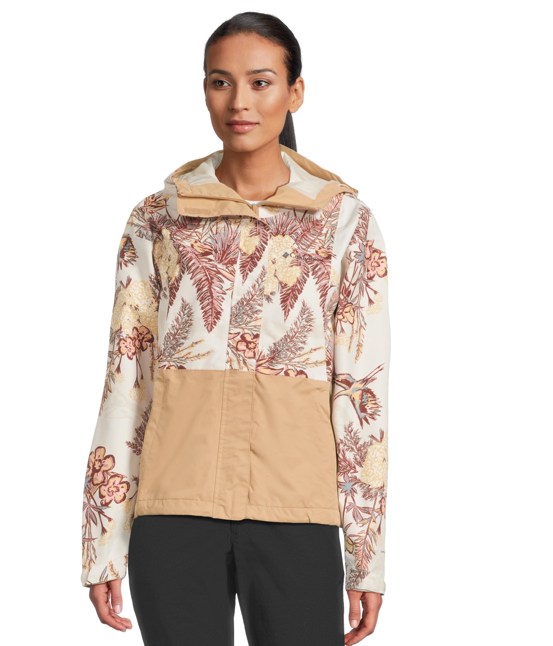 

Куртка Columbia Hikebound Printed Jacket, цвет Sea Salt Outbacked/Canoe