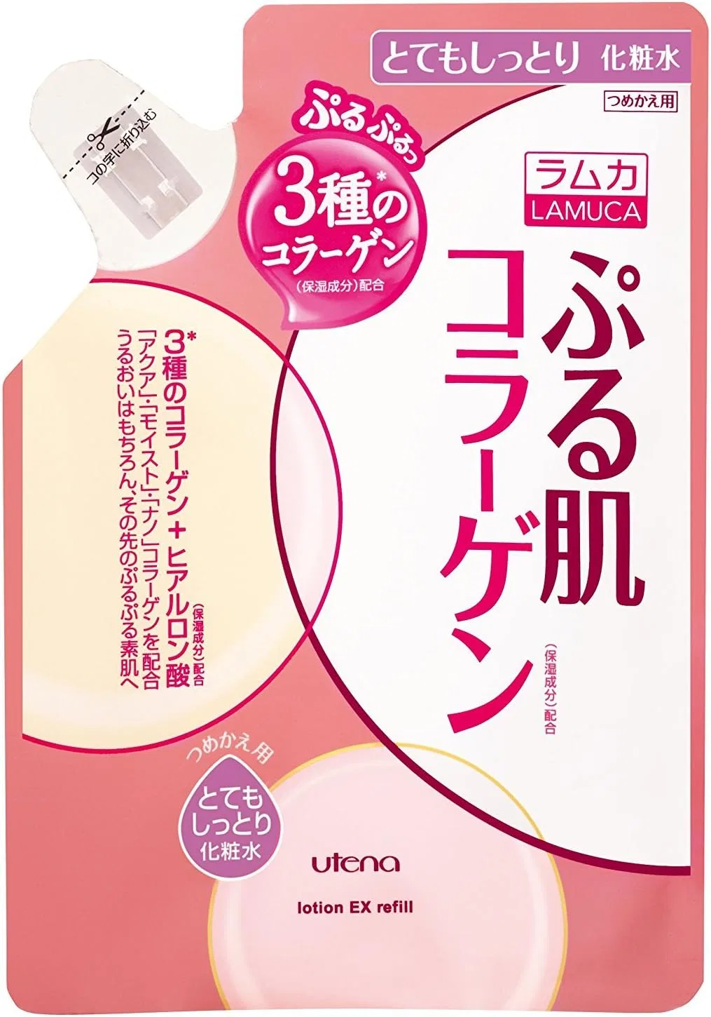 Тоник Utena — Утеня Fluffy Skin Lotion очень увлажняющий, сменный блок, ×, 180 мл