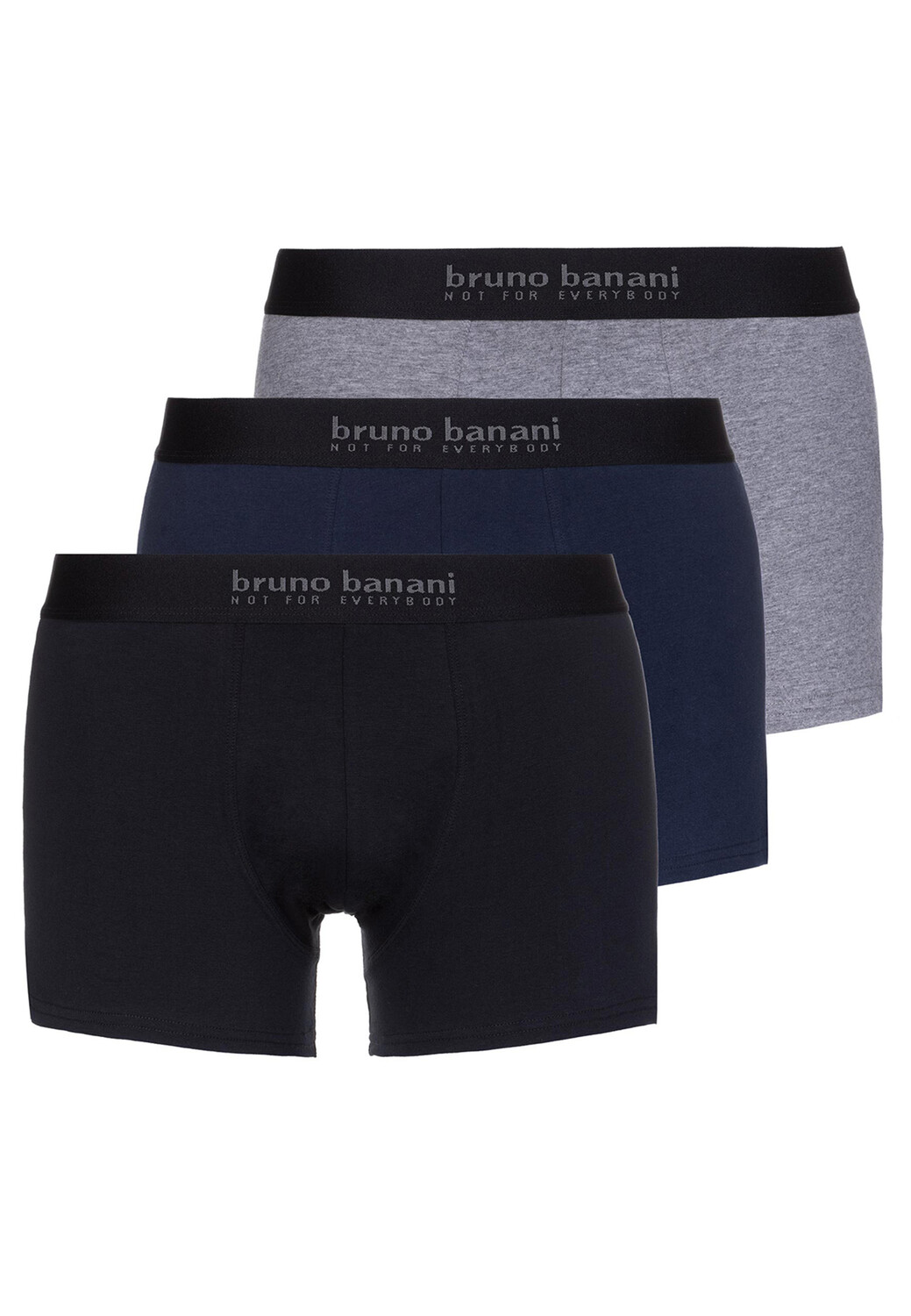

Трусы Bruno Banani Retro Short/Pant Energy Cotton, цвет Schwarz/Navy/Grau Melange