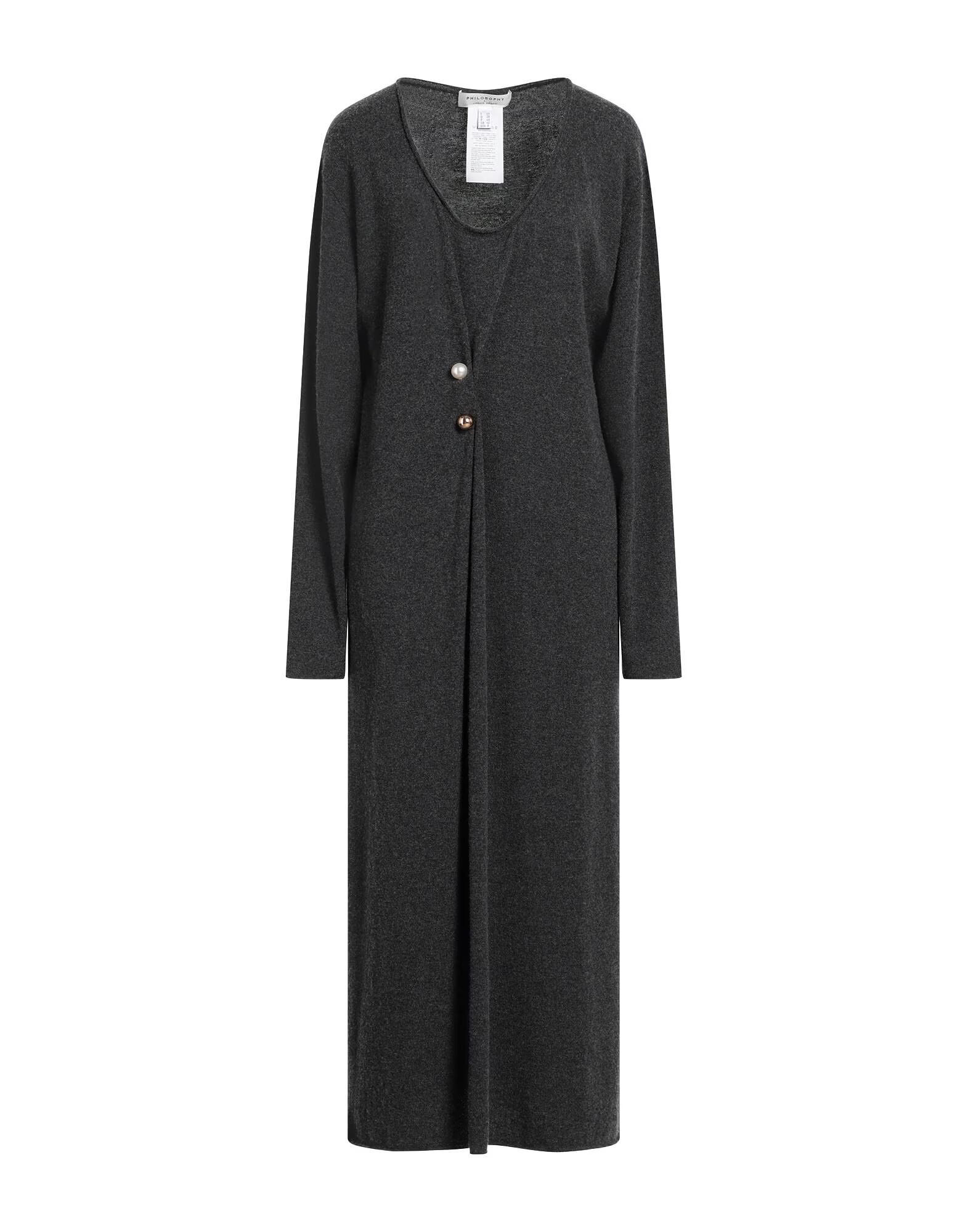 

Макси платье Philosophy Di Lorenzo Serafini, свинцовый