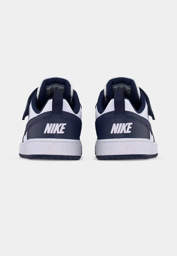 Кроссовки унисекс court borough Nike Sportswear, White/Midnight Navy — фото 4