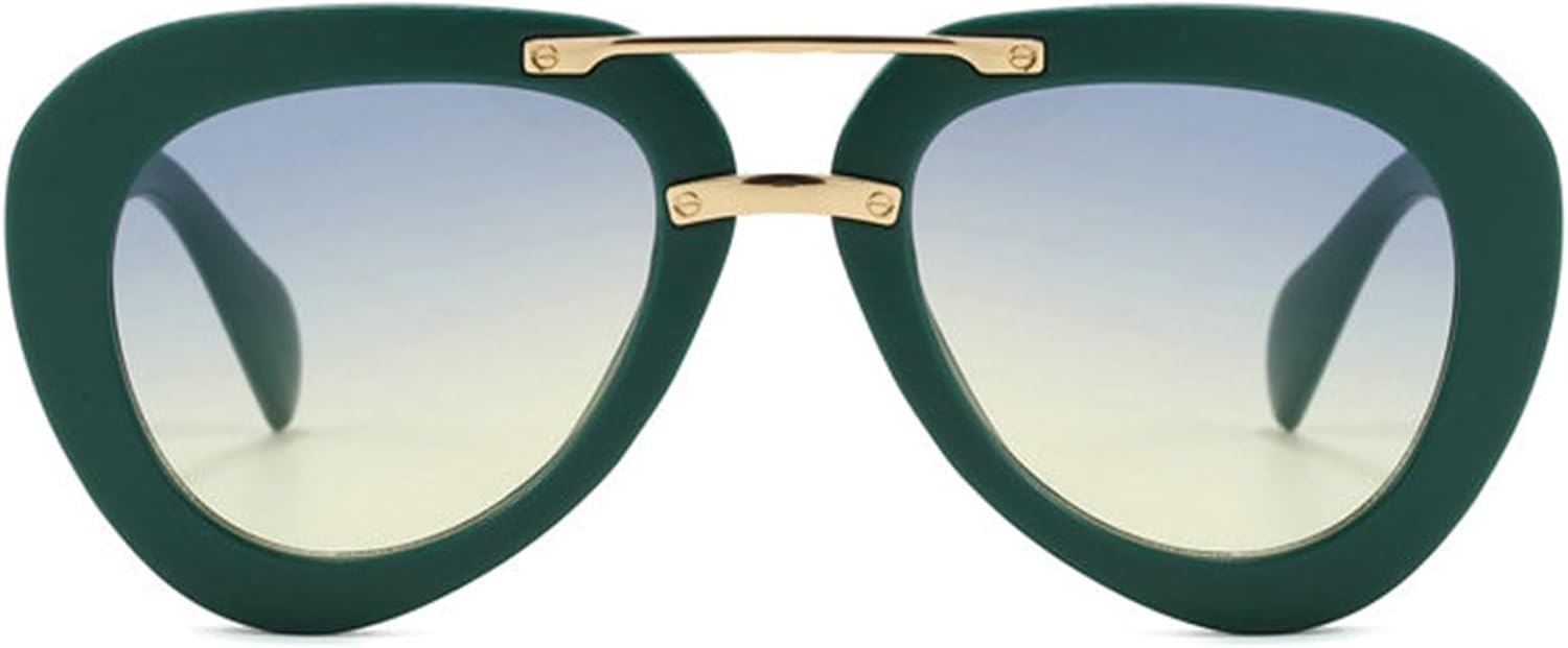 

Солнцезащитные очки Willochra большого размера в стиле «пилот» для женщин и мужчин. Модные ретро-очки квадратной формы в винтажном стиле с градиентным переходом цвета и защитой от УФ-излучения UV400, C5