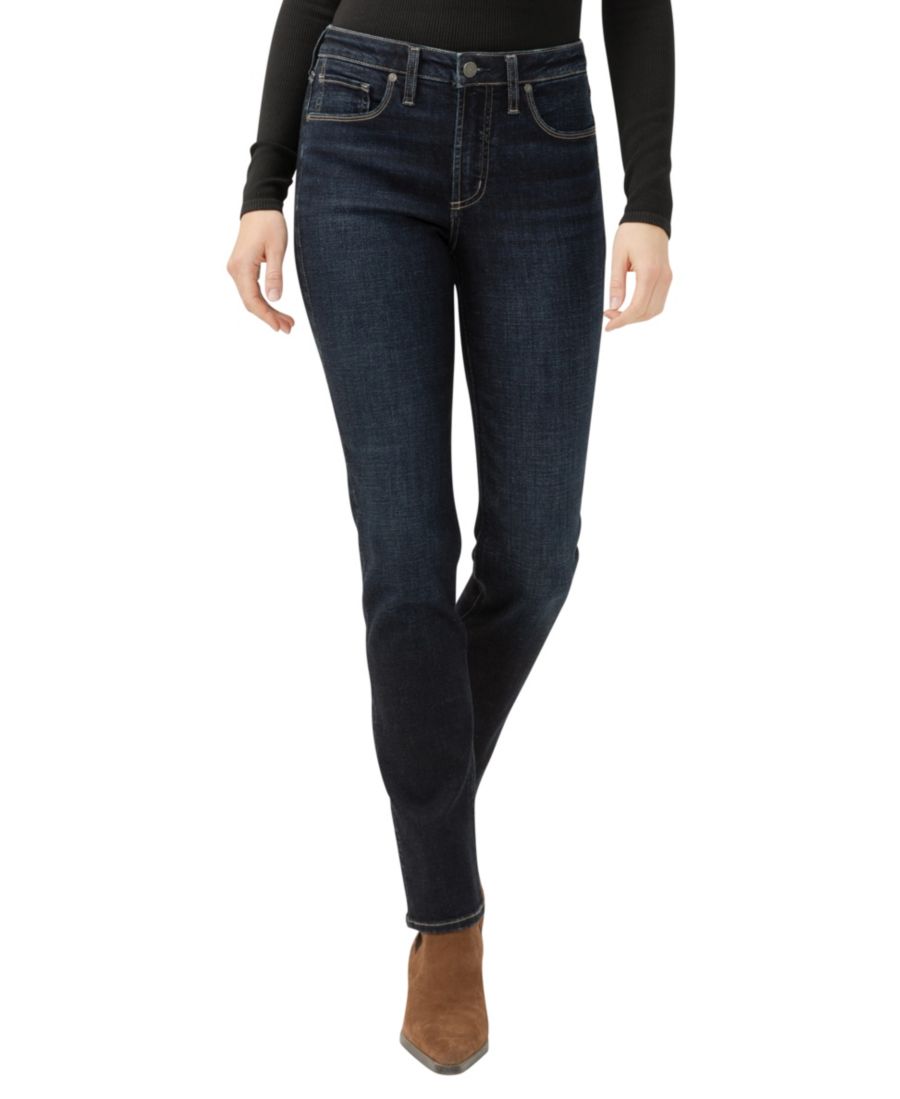 

Самые востребованные женские джинсы средней посадки прямого кроя Silver Jeans Co, Scarlet