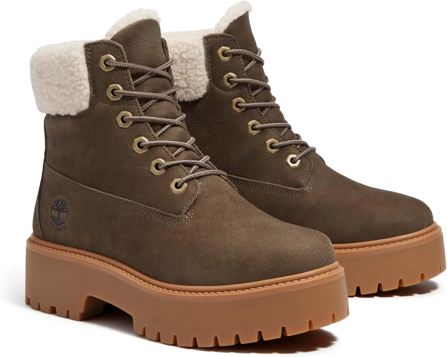 Ботинки Timberland Stone Street Mid Warm Waterproof TB0A2PU6754, Dark Brown Full Grai — фото 2