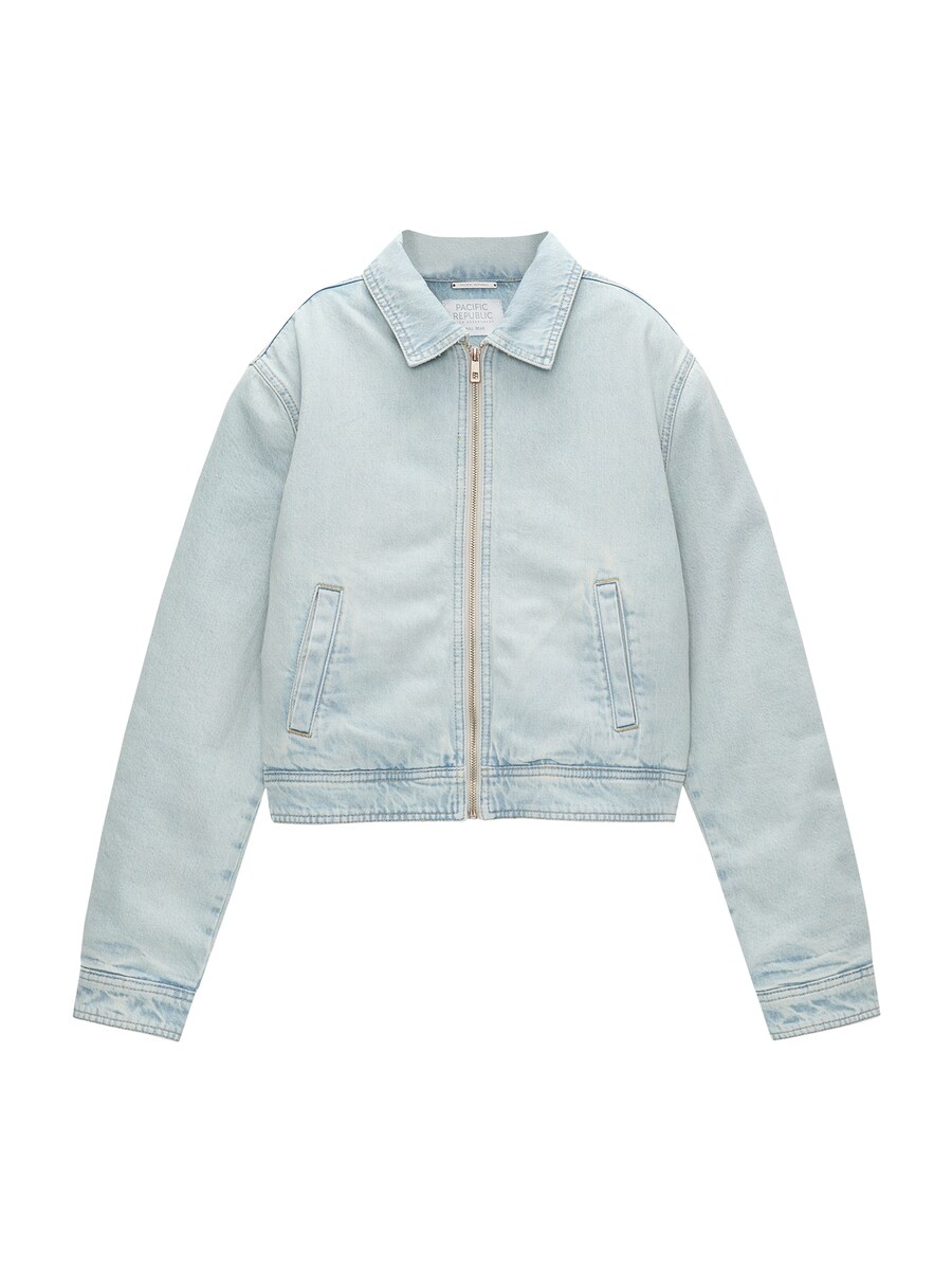 

Межсезонная куртка Pull&Bear, синий деним