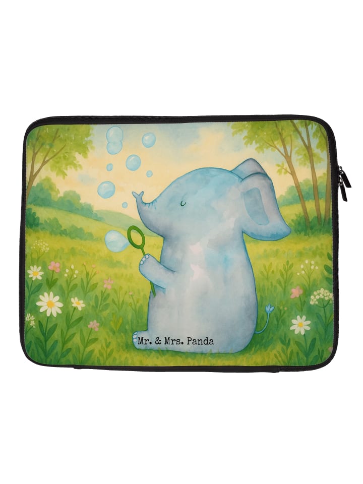 

Mr. & Mrs. Panda Сумка для ноутбука с изображением слона и мыльного пузыря, без... белого цвета