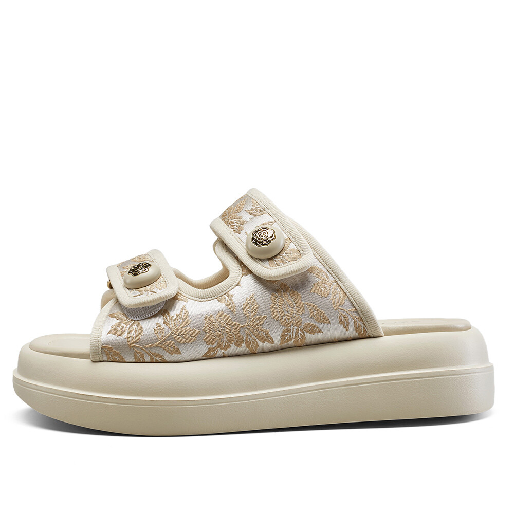 

Шлепанцы женские Yearcon, кремовый