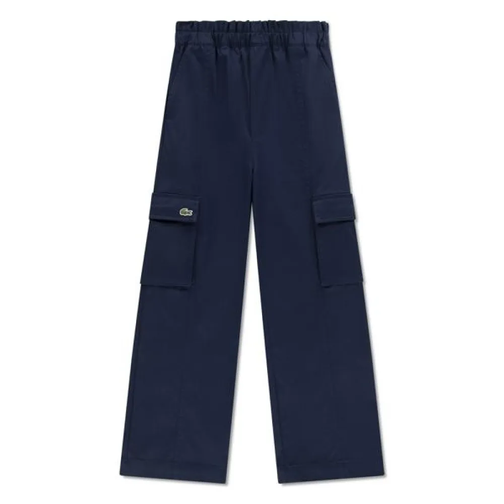 

Брюки Lacoste Kids Straight, синий