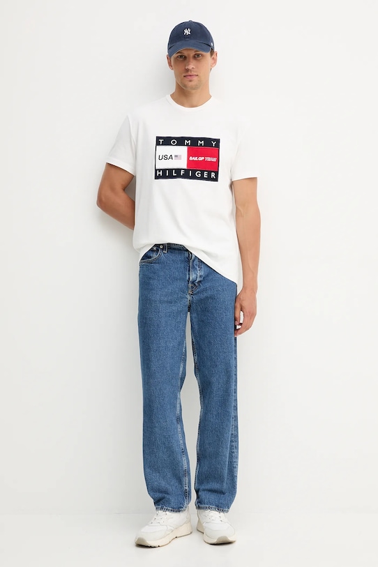 Хлопковая футболка SAIL GP Tommy Hilfiger, белый — фото 2