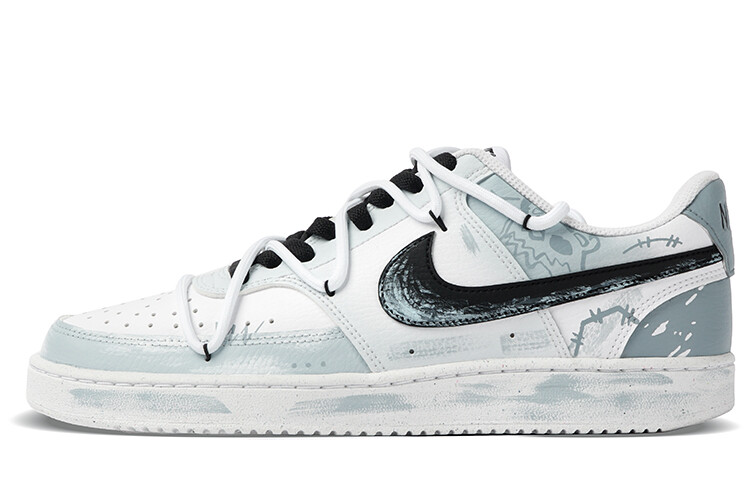 

Кроссовки Nike Court Vision 1 Skateboarding Shoes Men Low-top Grey/white, синий