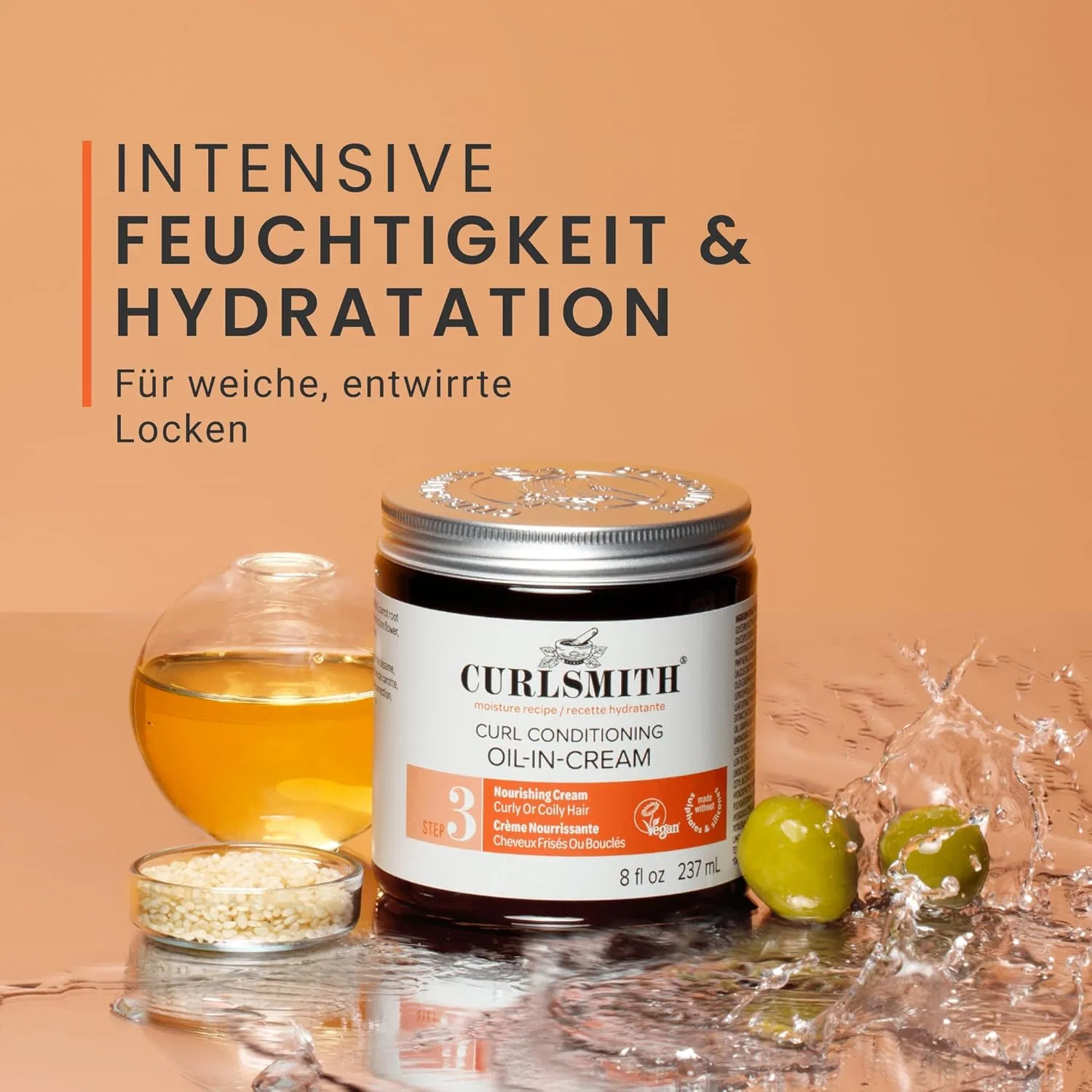Несмываемый крем-кондиционер «Curl Conditioning Oil-in-Cream» от Curlsmith — фото 4
