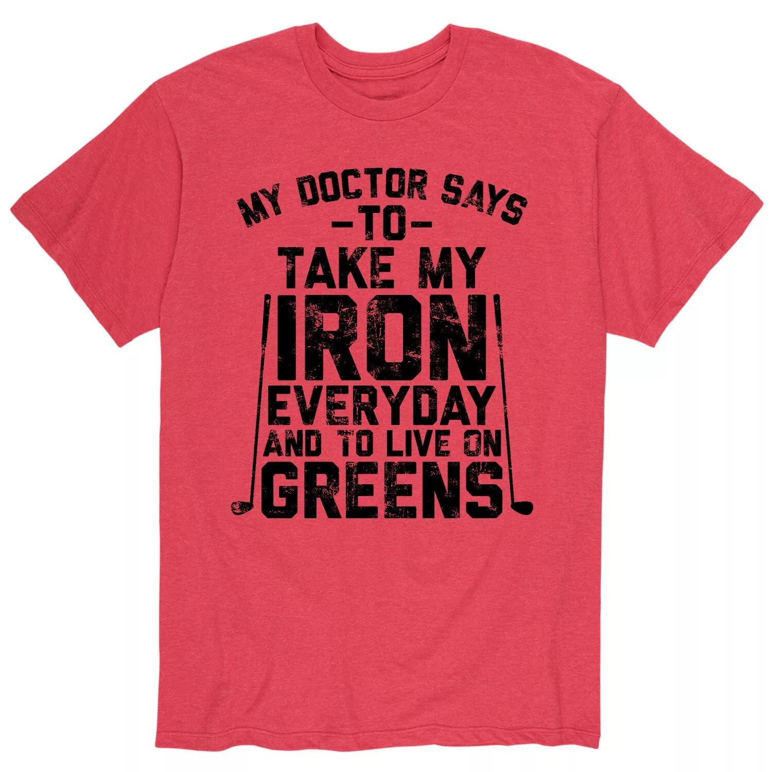 

Мужская футболка Take My Iron And Live On Greens Licensed Character