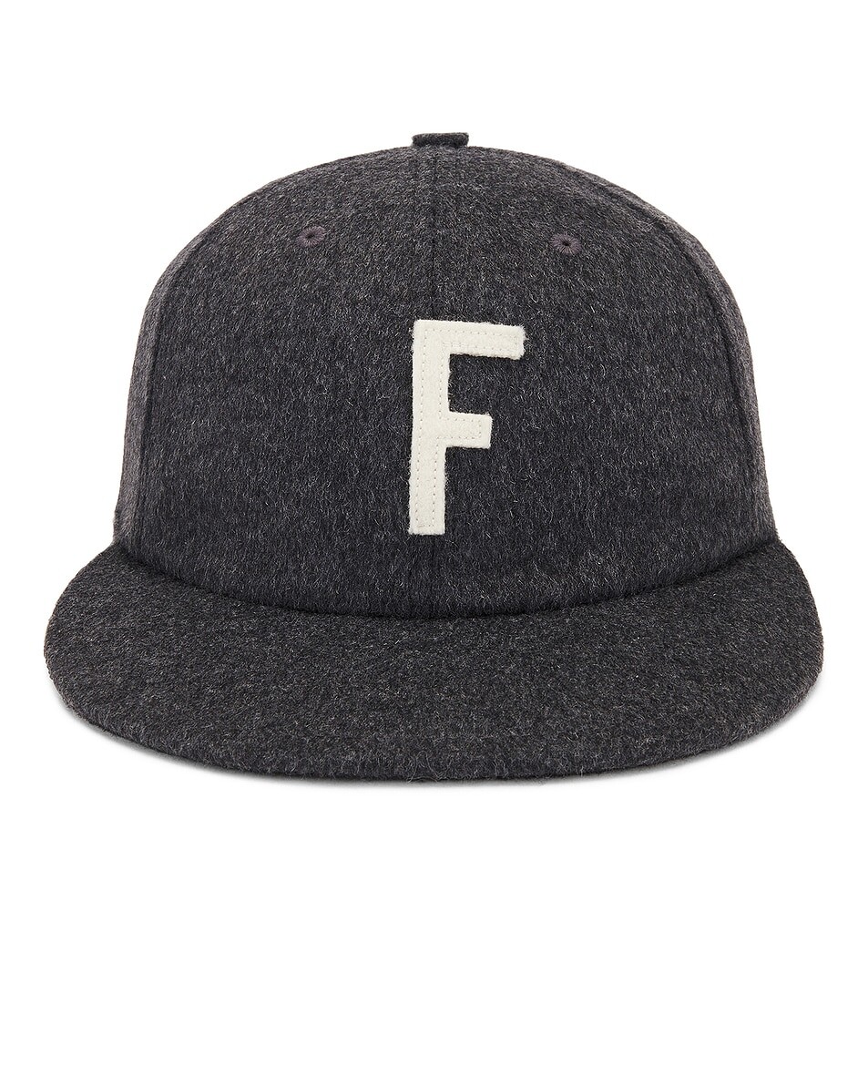 

Бейсбольная кепка Fear Of God, цвет Wool Dark Grey