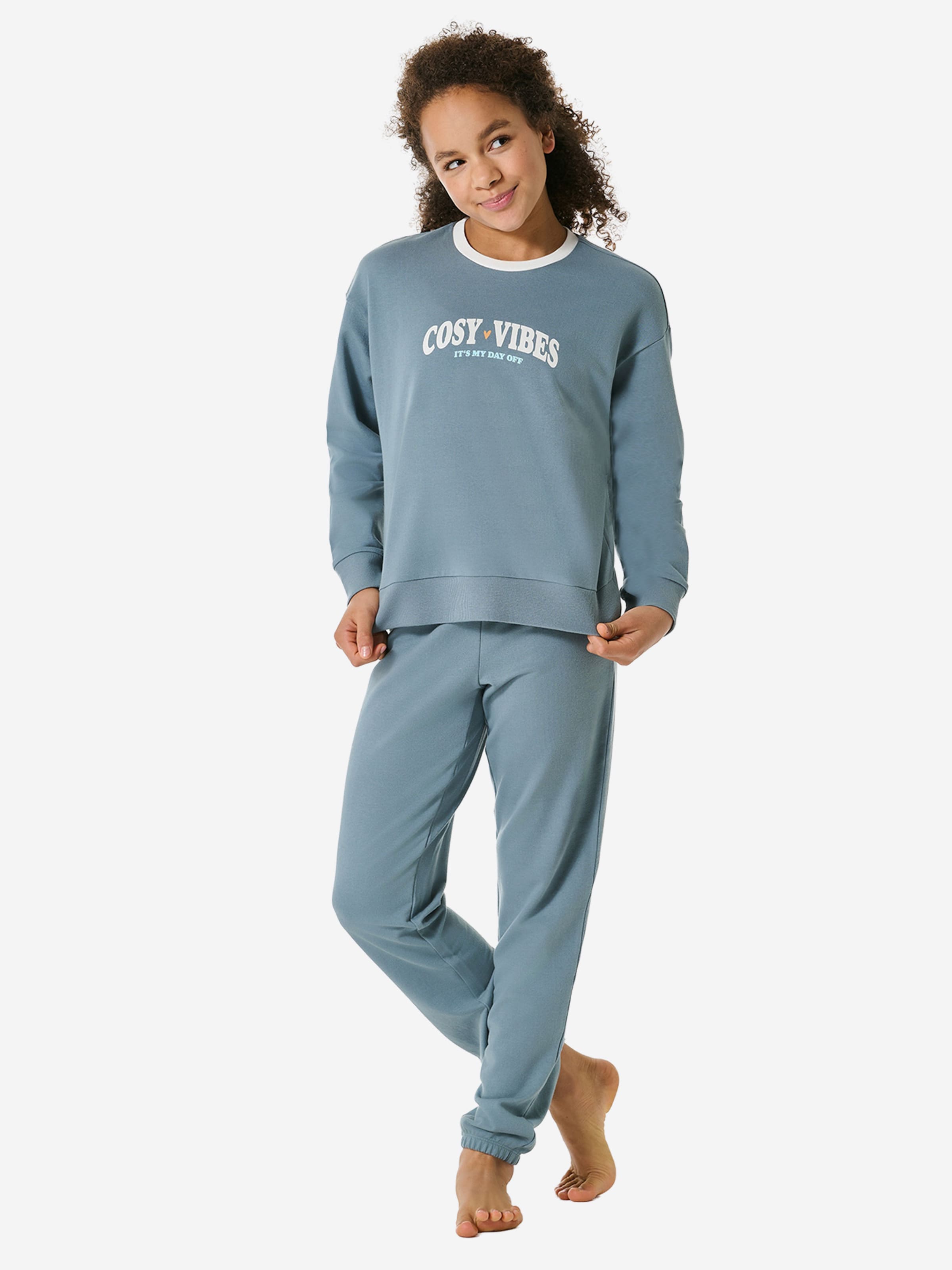 SCHIESSER Пижама 'Nightwear' в синем цвете — фото 3