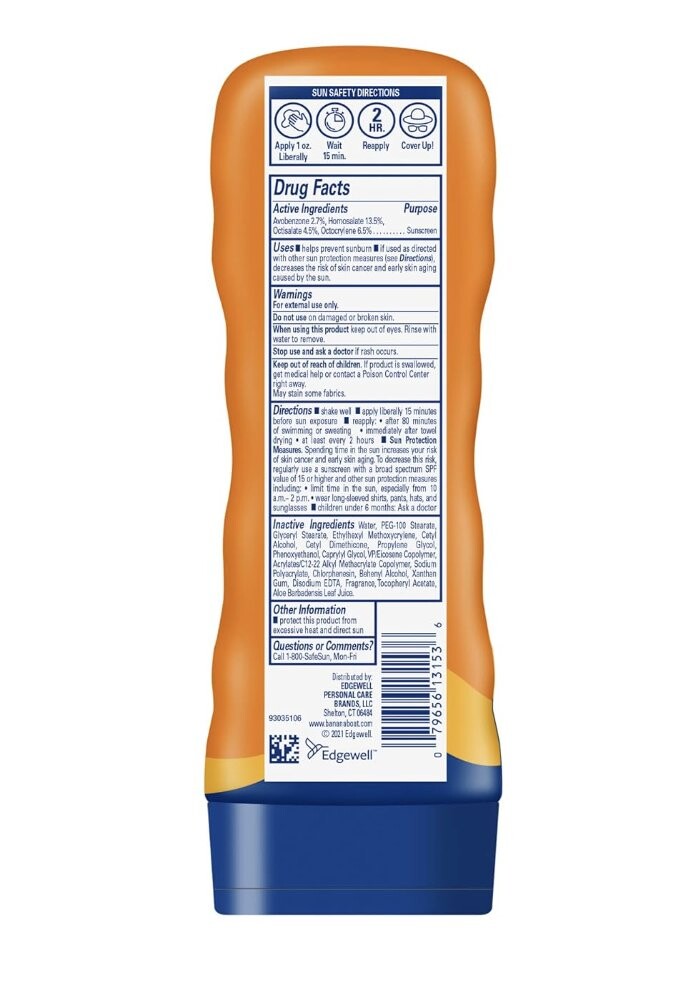 Banana Boat Sport, Бальзам с солнцезащитным фактором SPF 65, 236мл — фото 2