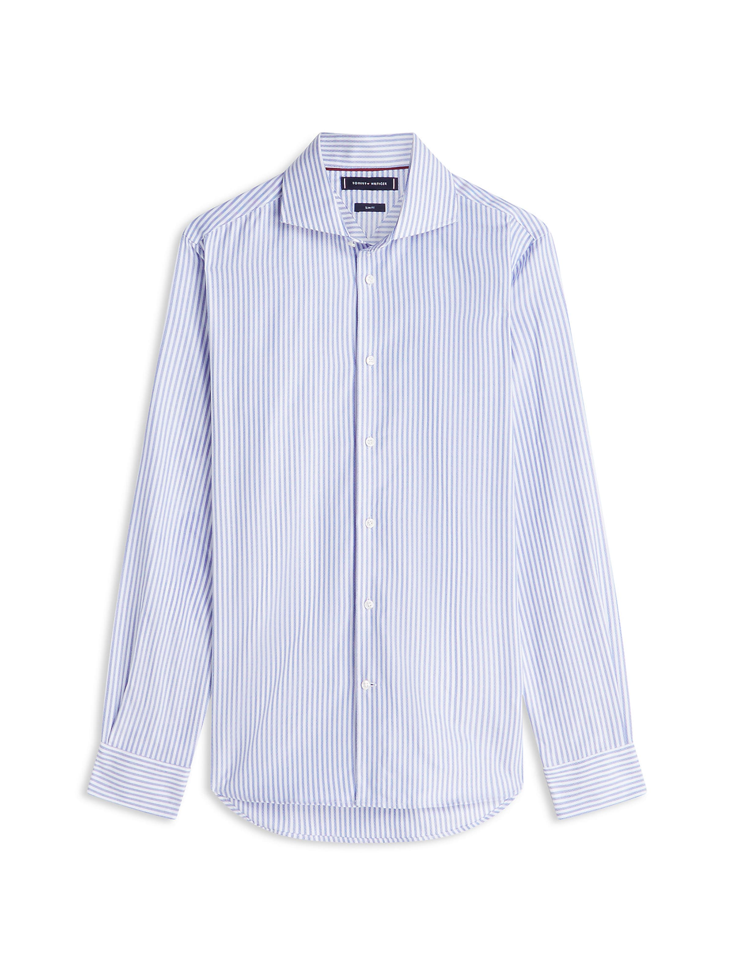 

TOMMY HILFIGER Рубашка на пуговицах приталенного кроя 'Smart Casual' в светло-голубом цвете