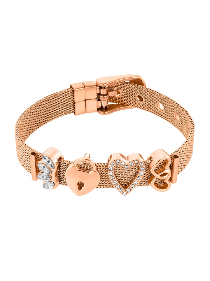 

Steel_Art Женский сетчатый браслет, сетчатый браслет цвета розового золота