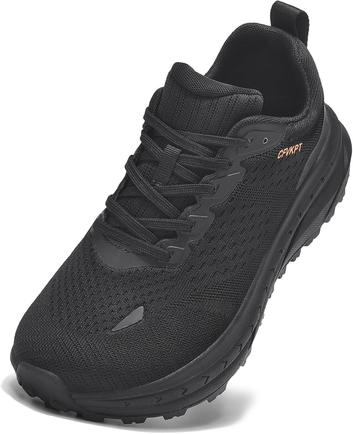 

Мужские кроссовки CFVKPT с широкой носковой частью - амортизирующие для трейлраннинга, противоскользящие, для ходьбы, кросс-тренинга, спортивные для тренажерного зала, черный