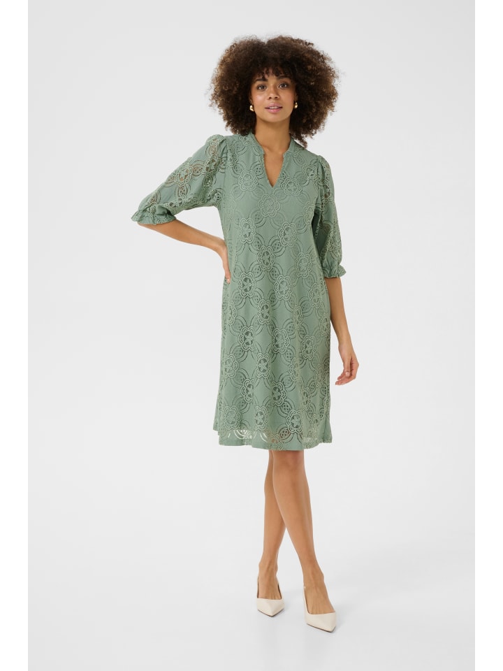 

Платье CUolu свободного кроя в цвете Green Milieu CULTURE