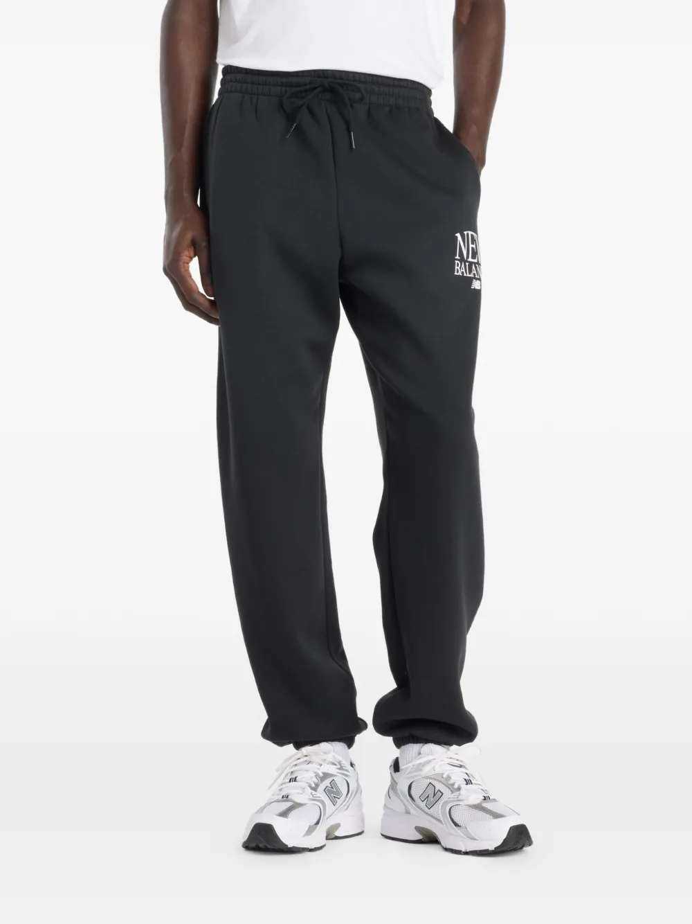 

Трико с логотипом и кулиской New Balance, черный