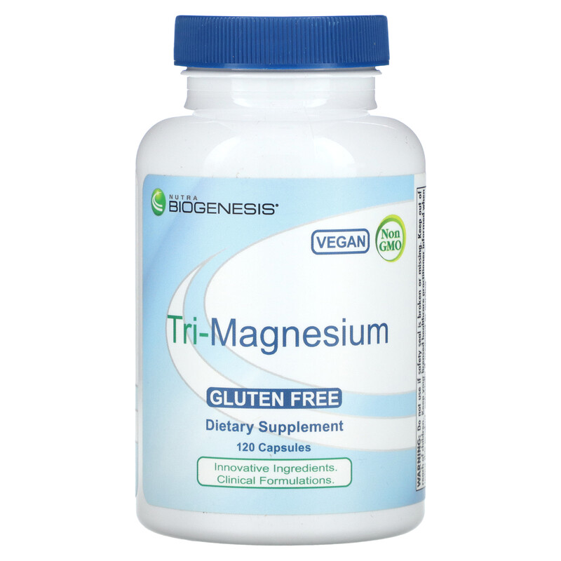 

Nutra BioGenesis, Тримагний, 100 мг, 120 капсул