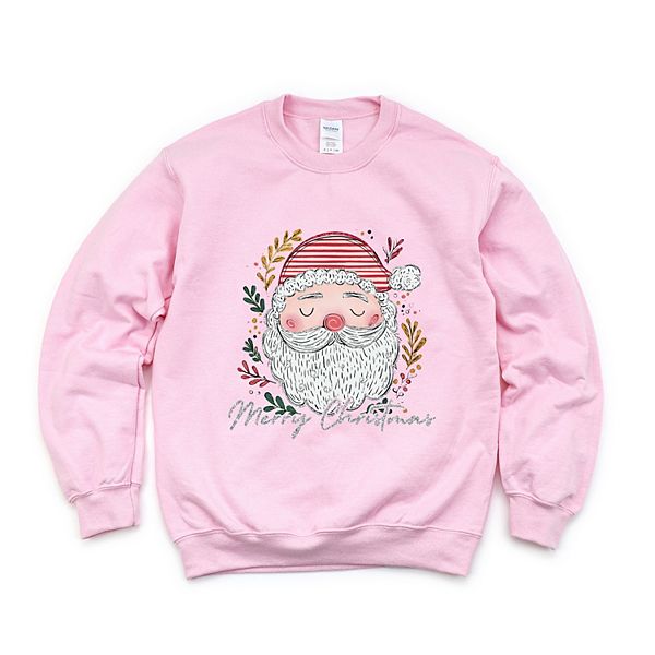 

Графический свитшот Merry Christmas Santa Stripes для женщин Simply Sage Market, Light Pink, Зеленый, Графический свитшот Merry Christmas Santa Stripes для женщин Simply Sage Market, Light Pink