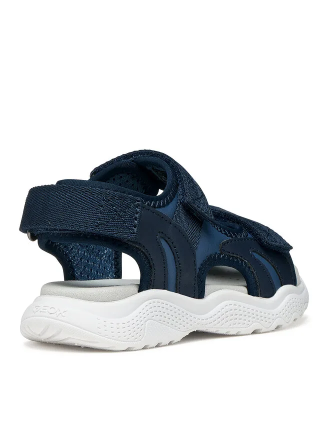 Geox Сандалии J Sandal Splush Boy J65GPA 05415 C0700 M темно-синие — фото 4