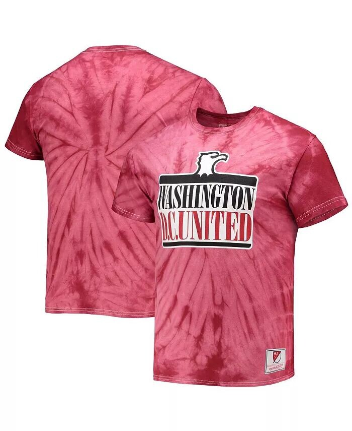 

Мужская красная футболка DC United Since '96 Tie-Dye Mitchell & Ness