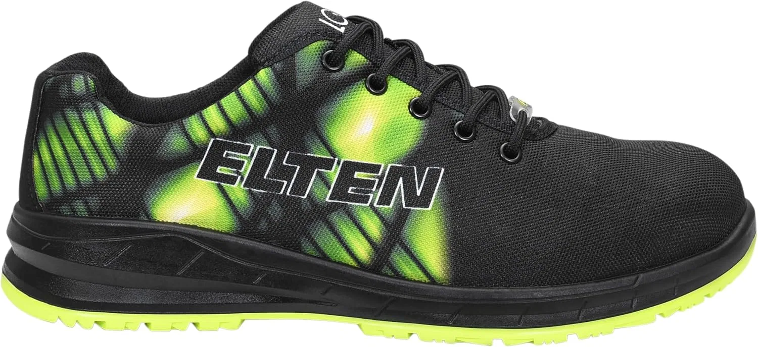 Защитные ботинки ELTEN Mattis XXSports Green Low ESD S1PS, женские и мужские, текстильные, со стальным защитным носком, легкие, спортивные — фото 2