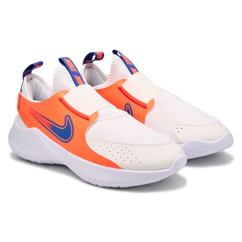 

Кроссовки Flex runner 3 slip-on для маленьких/больших детей Nike, белый