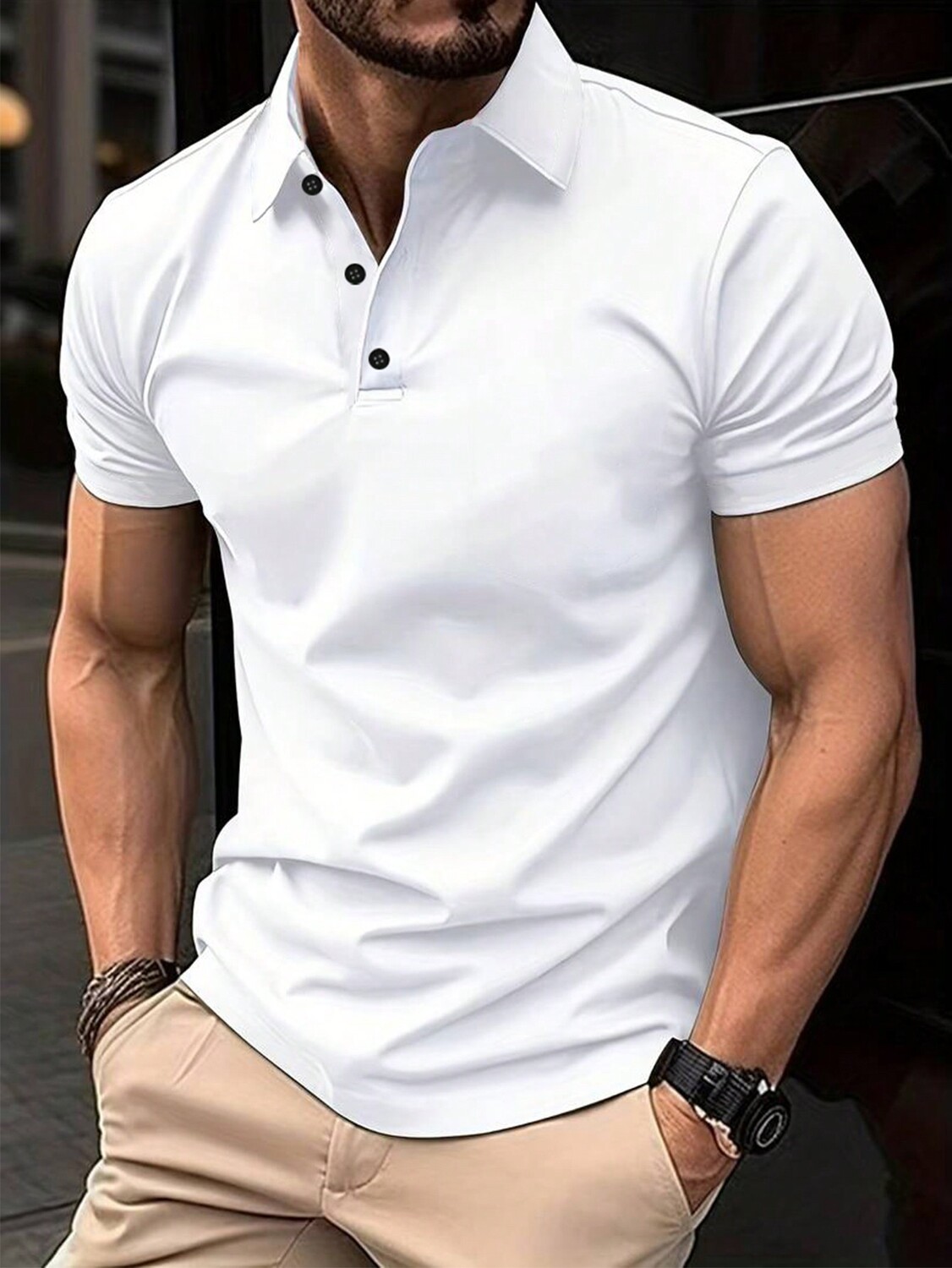 

Рубашка-поло Manfinity Homme с короткими рукавами, белый