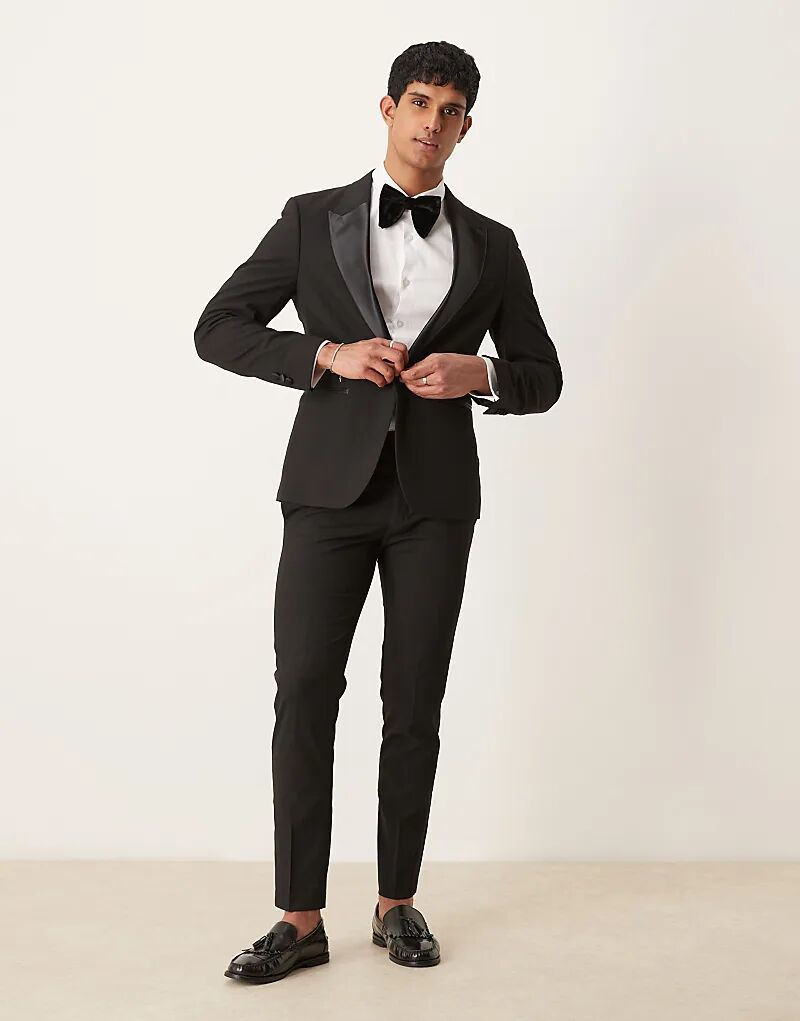 

Узкий смокинг ASOS DESIGN черного цвета
