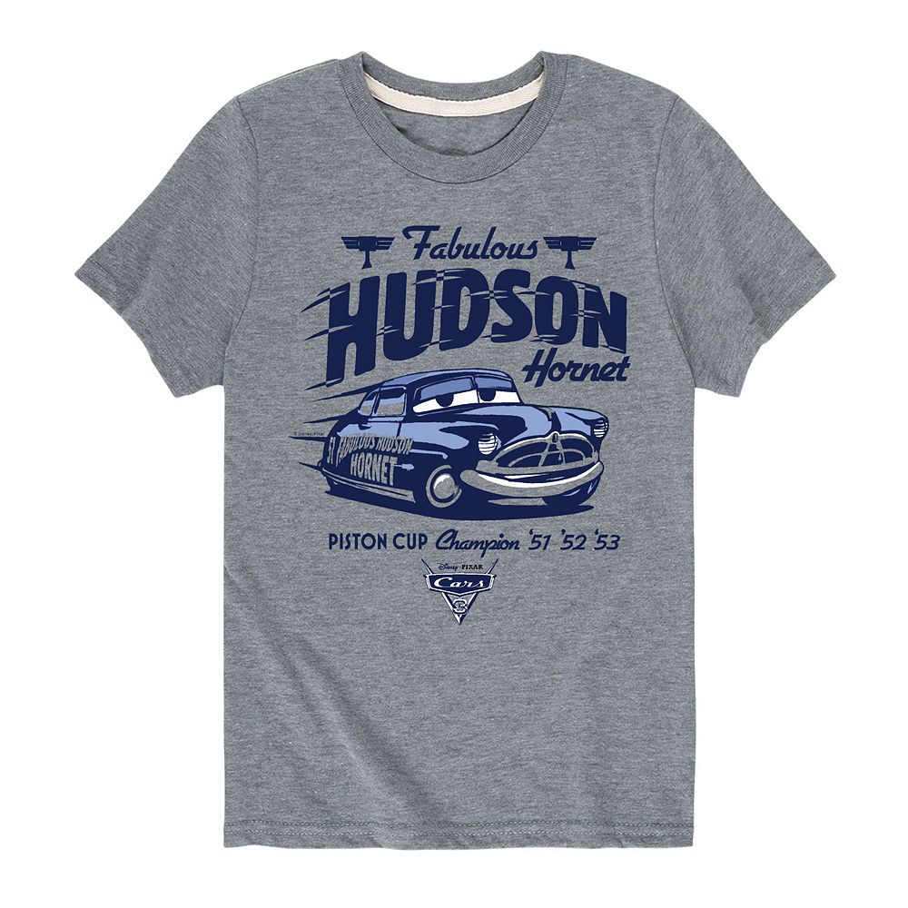 

Футболка с рисунком Disney/Pixar's Cars Hudson Hornet для мальчиков 8–20 лет Disney / Pixar, серый