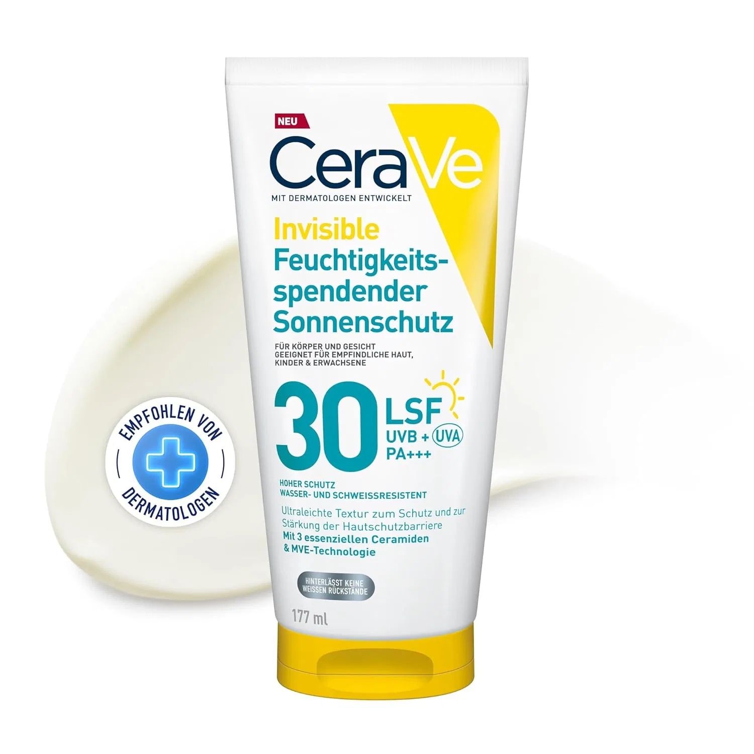 Увлажняющий солнцезащитный крем «Invisible» SPF 30 от CeraVe Cerave