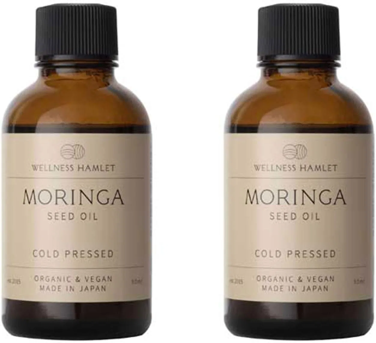 Масло для лица и тела Moringa Seed Oil, 50 мл x 2, без отдушки